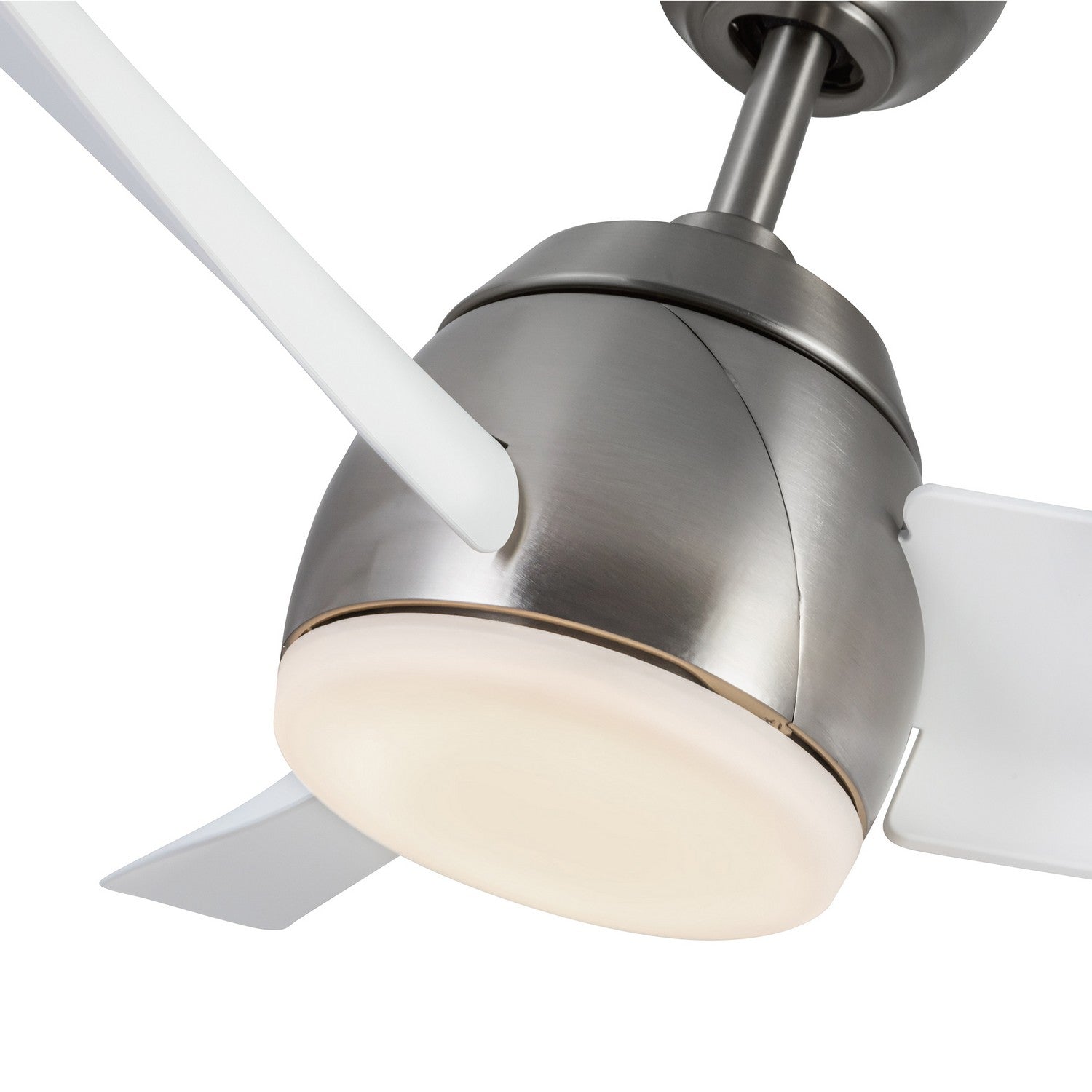 Kuzco Lighting - CF91954-BN/WH - 54"Ceiling Fan - Thalia - Brushed Nickel/Matte White