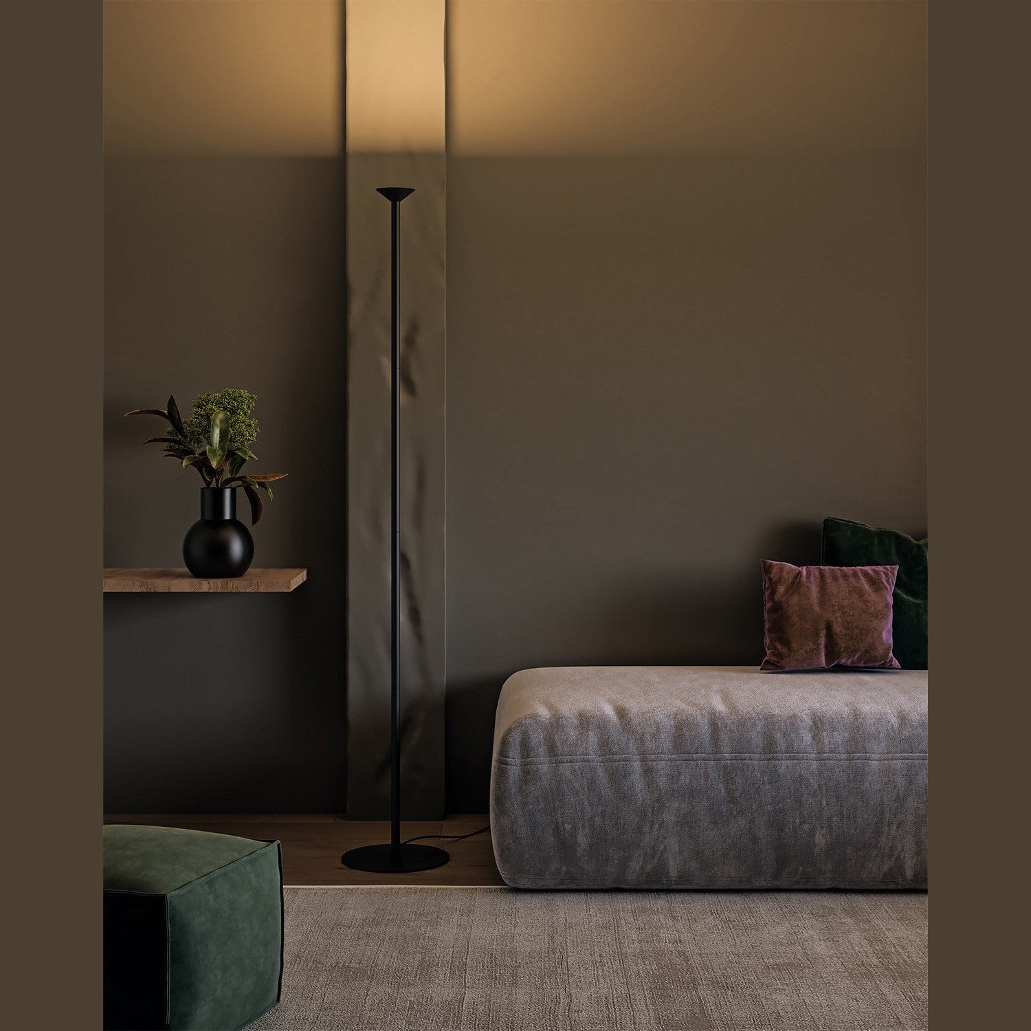 Kuzco Lighting - FL12168-BK - LED Floor Lamp - Valor - Black