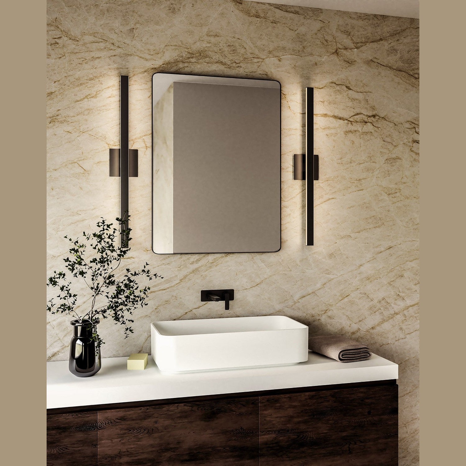 Kuzco Lighting - VL20338-BK - LED Vanity - Vera - Black