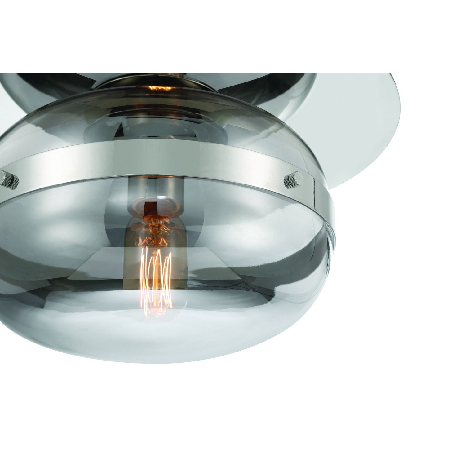 Eurofase - 37086-024 - One Light Flushmount - Nottingham - Polished Nickel