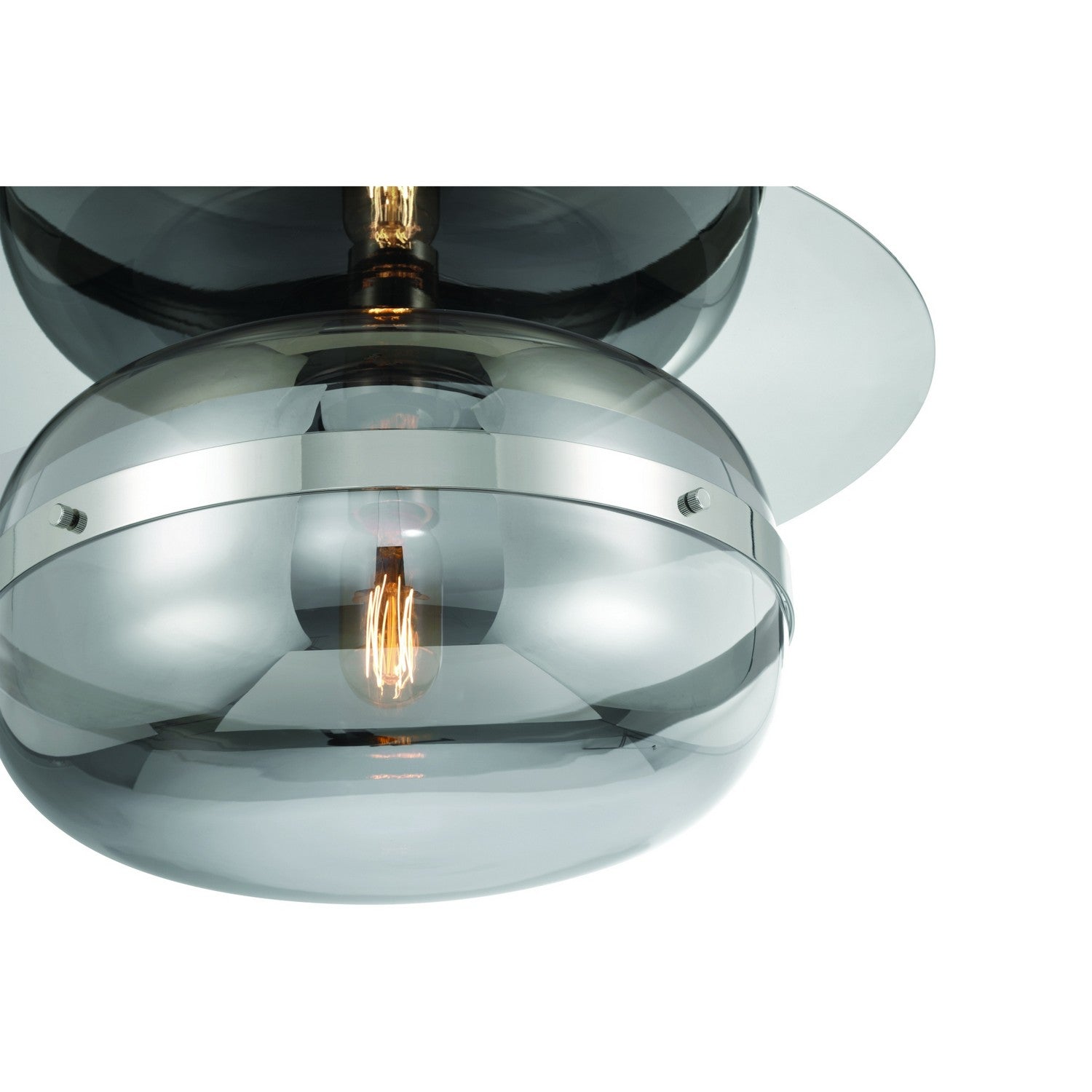 Eurofase - 37087-021 - One Light Flushmount - Nottingham - Polished Nickel