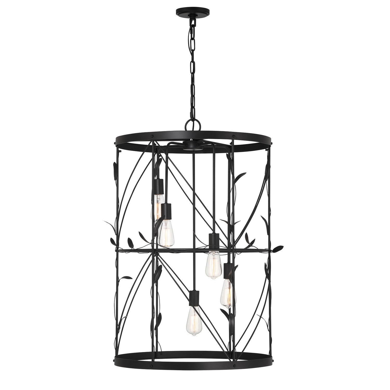 Savoy House - 3-6599-5-89 - Five Light Pendant - Lexington - Matte Black