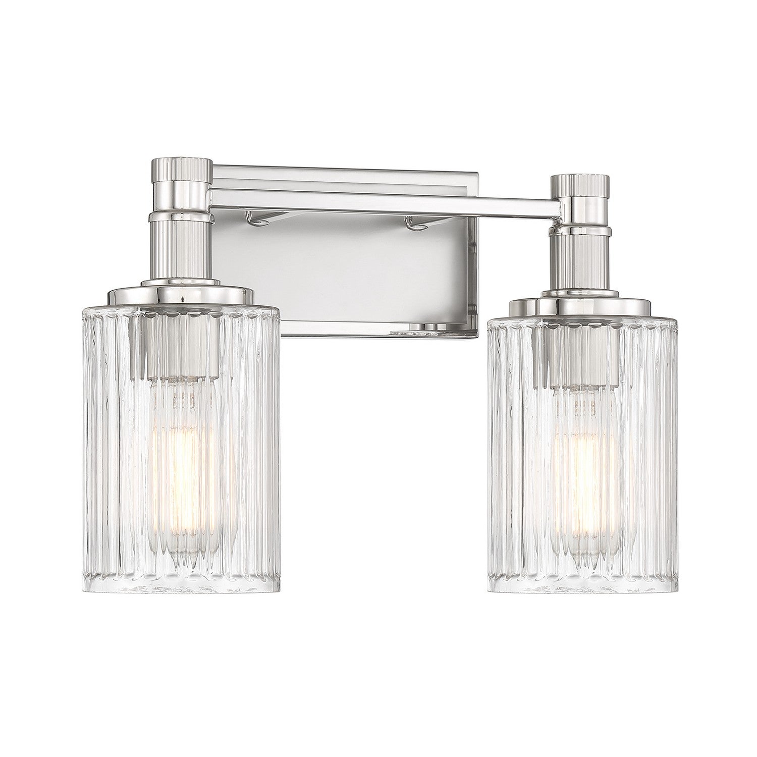 Savoy House - 8-1102-2-146 - Two Light Bathroom Vanity - Concord - Silver and Polished Nickel