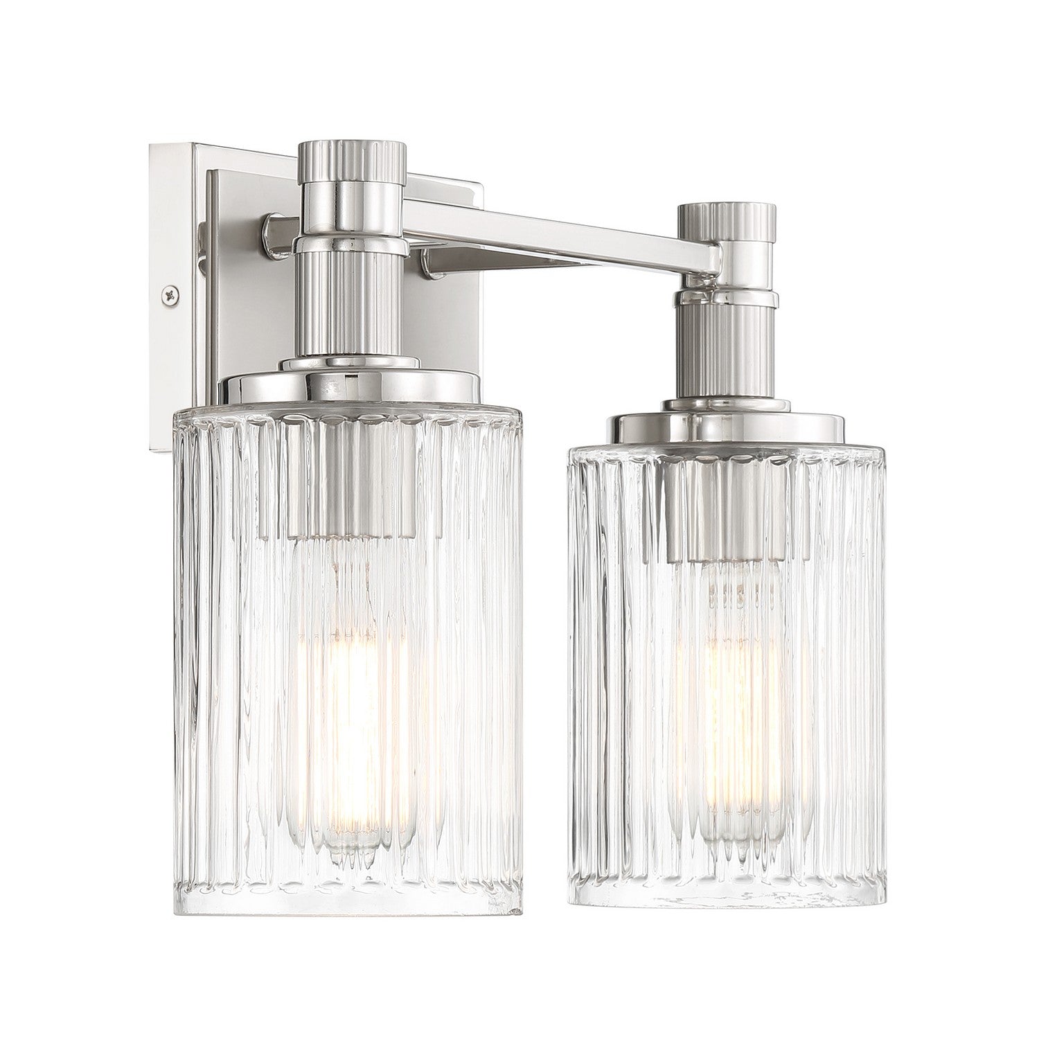 Savoy House - 8-1102-2-146 - Two Light Bathroom Vanity - Concord - Silver and Polished Nickel