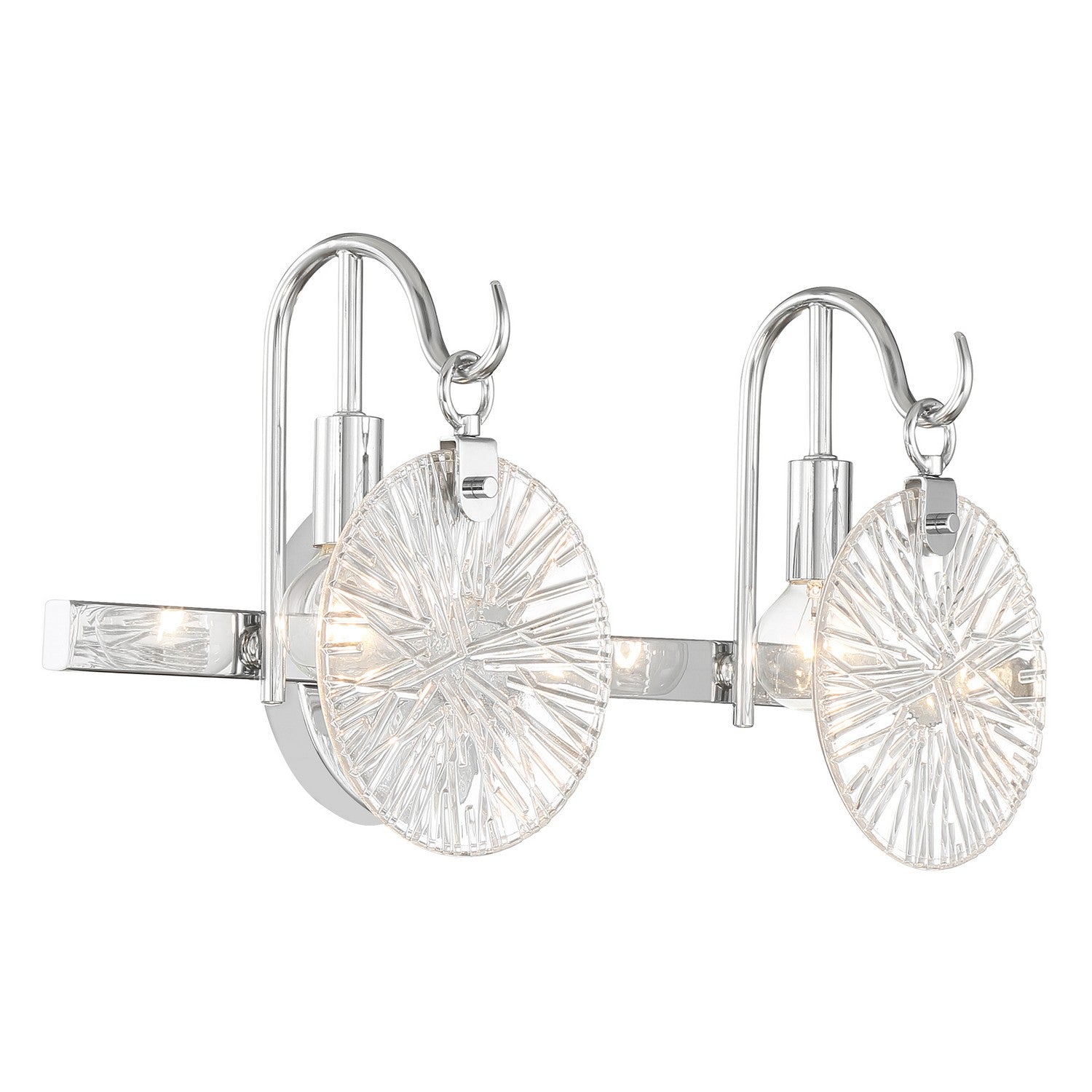 Savoy House - 8-3981-2-11 - Two Light Bathroom Vanity - Addison - Polished Chrome