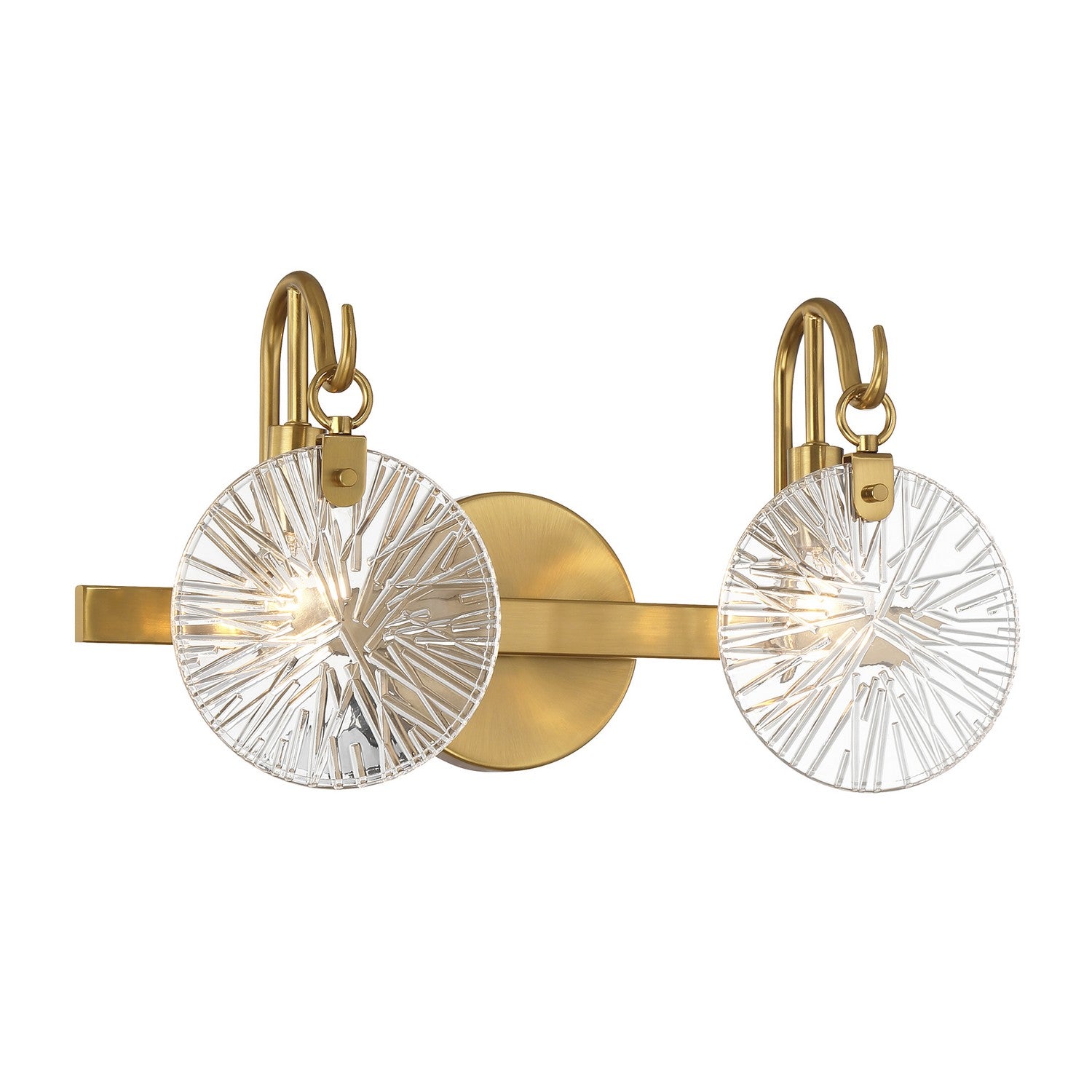 Savoy House - 8-3981-2-322 - Two Light Bathroom Vanity - Addison - Warm Brass