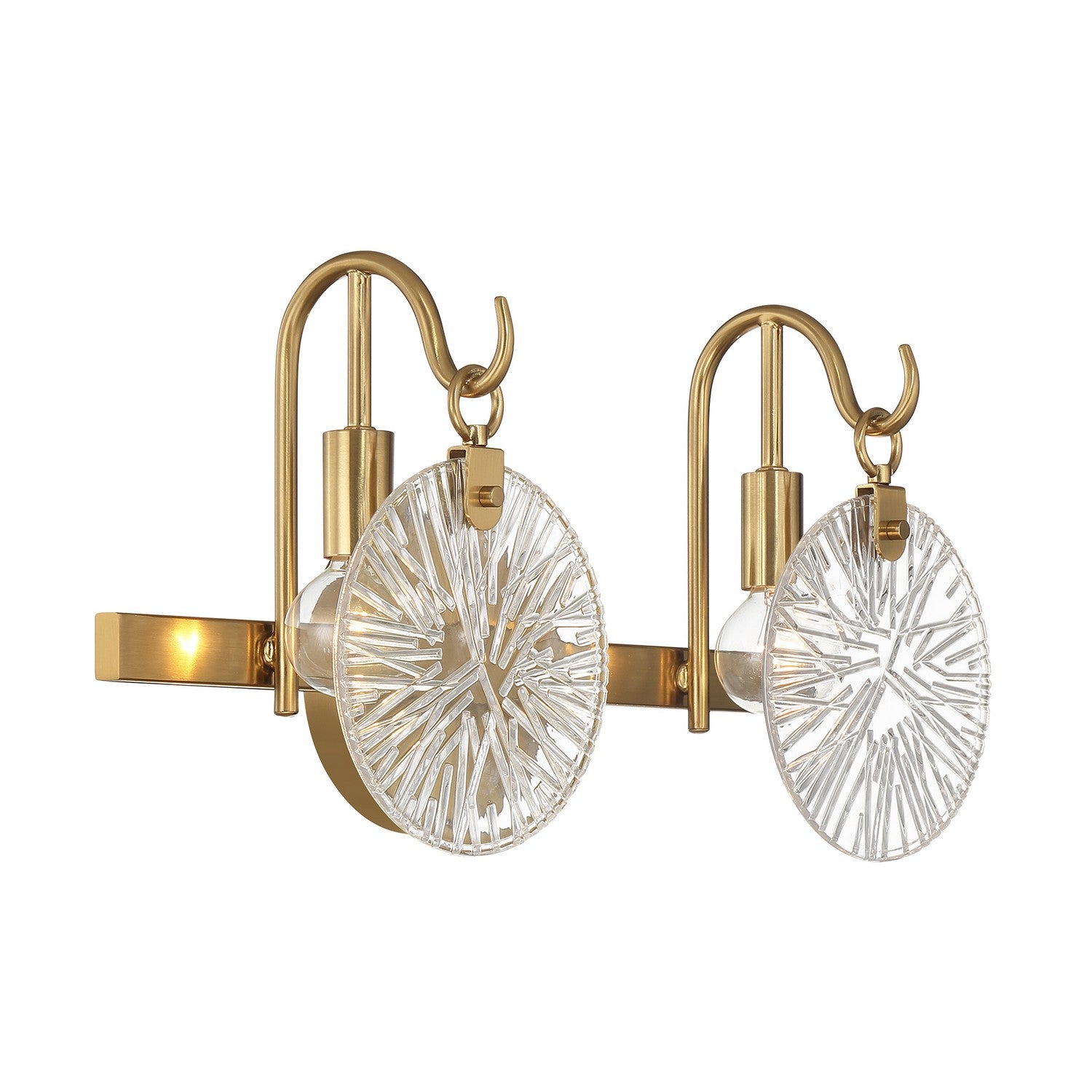 Savoy House - 8-3981-2-322 - Two Light Bathroom Vanity - Addison - Warm Brass