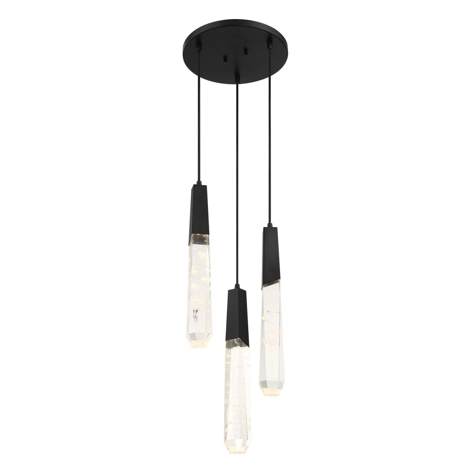 George Kovacs - P1284-66A-L - LED Pendant - Drifting Droplets - Coal