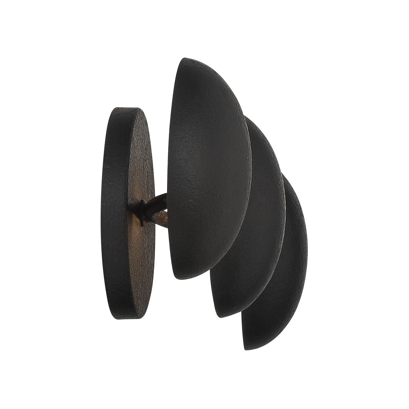 George Kovacs - P1315-076 - Three Light Wall Sconce - Undertas - Textured Black