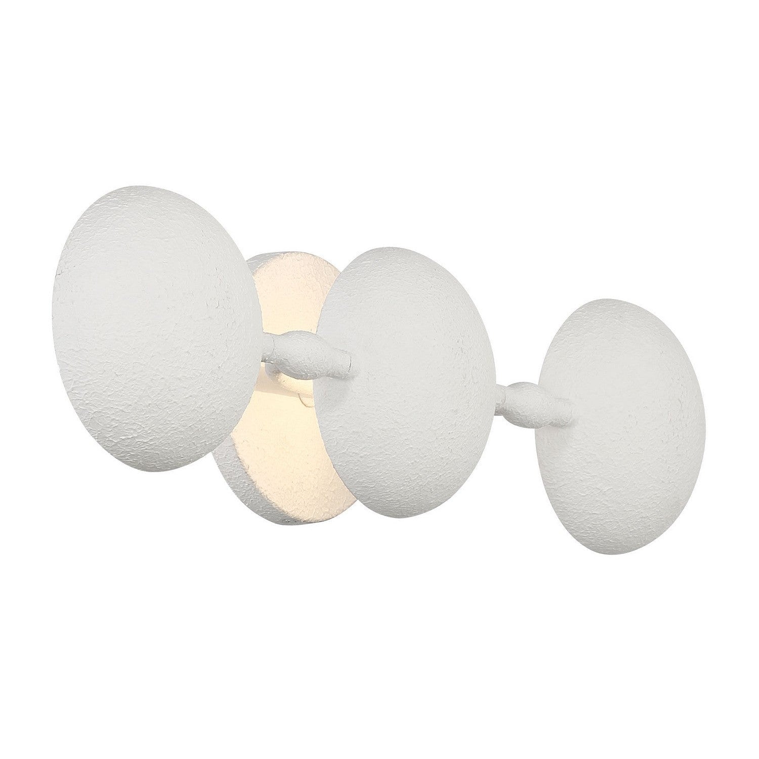George Kovacs - P1315-792 - Three Light Wall Sconce - Undertas - Piastra White