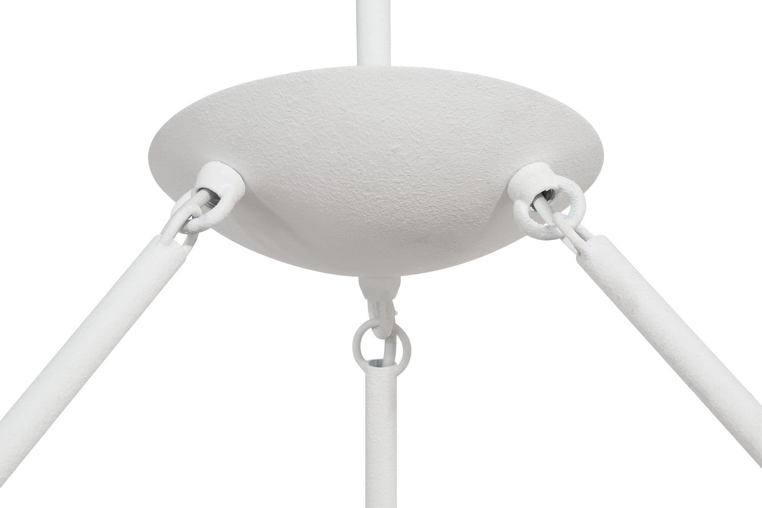 George Kovacs - P1316-792 - Six Light Chandelier - Undertas - Piastra White