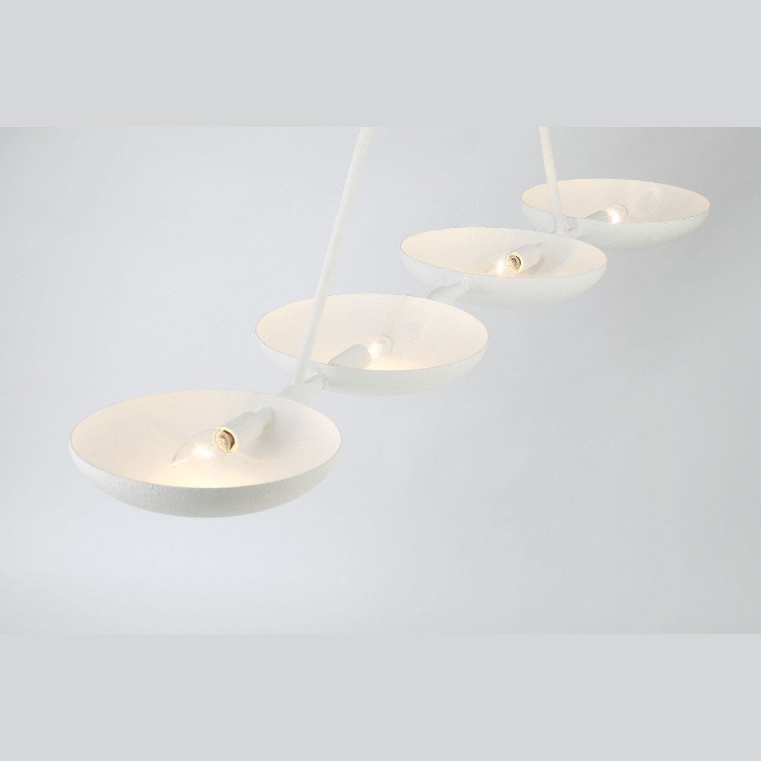 George Kovacs - P1318-792 - Four Light Island Pendant - Undertas - Piastra White