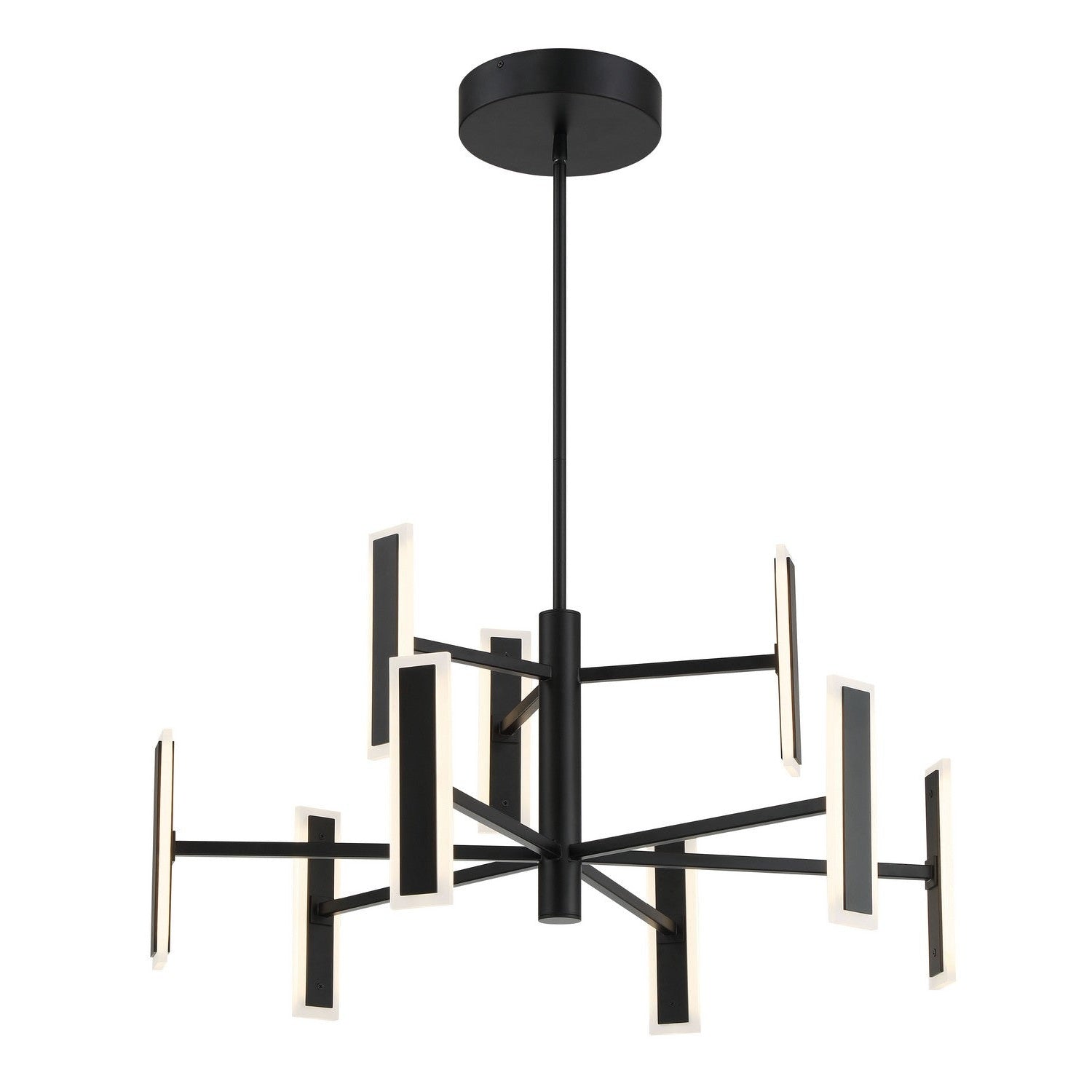 George Kovacs - P1419-66A-L - LED Chandelier - Edge - Coal