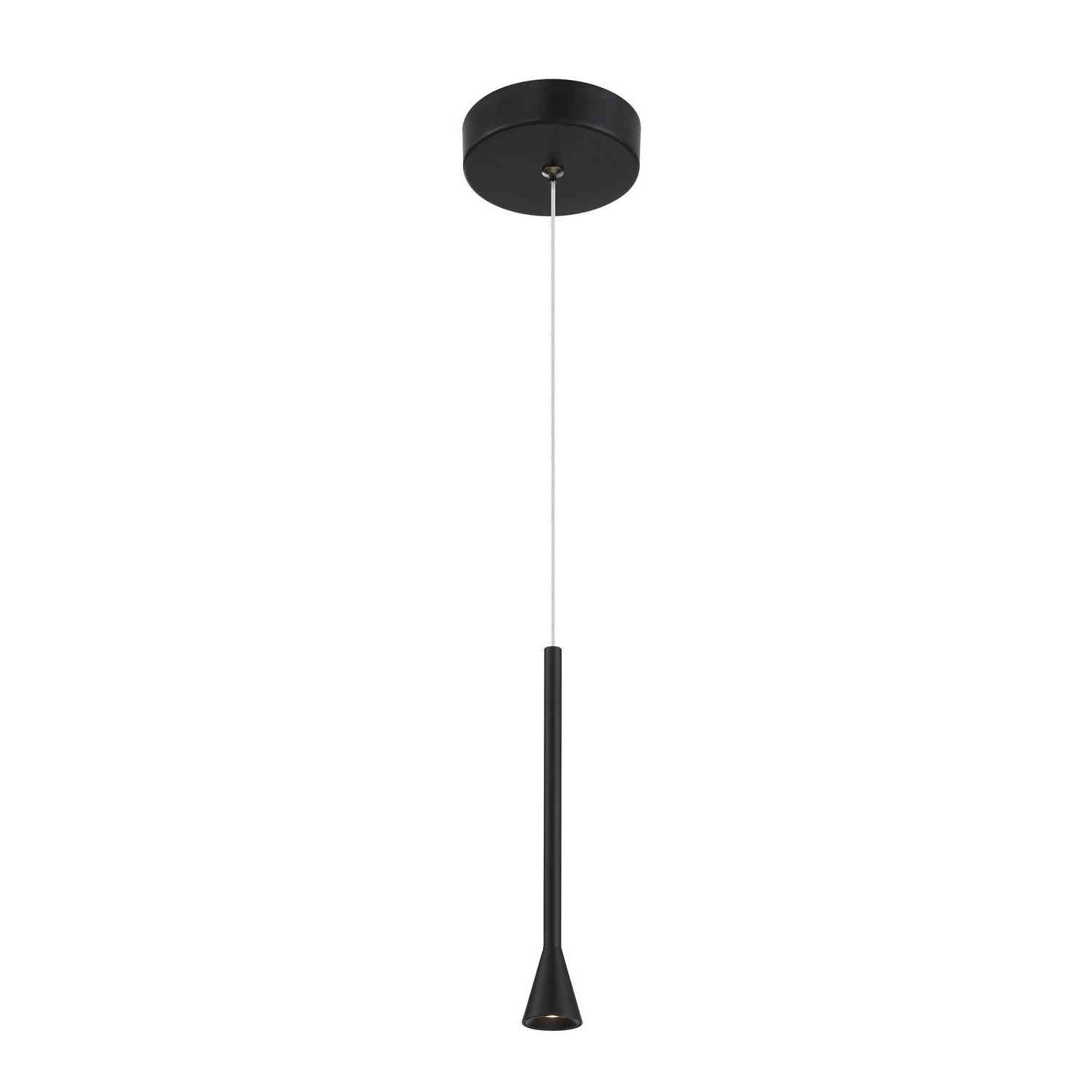 George Kovacs - P1456-66A-L - LED Mini Pendant - Piccolo - Coal