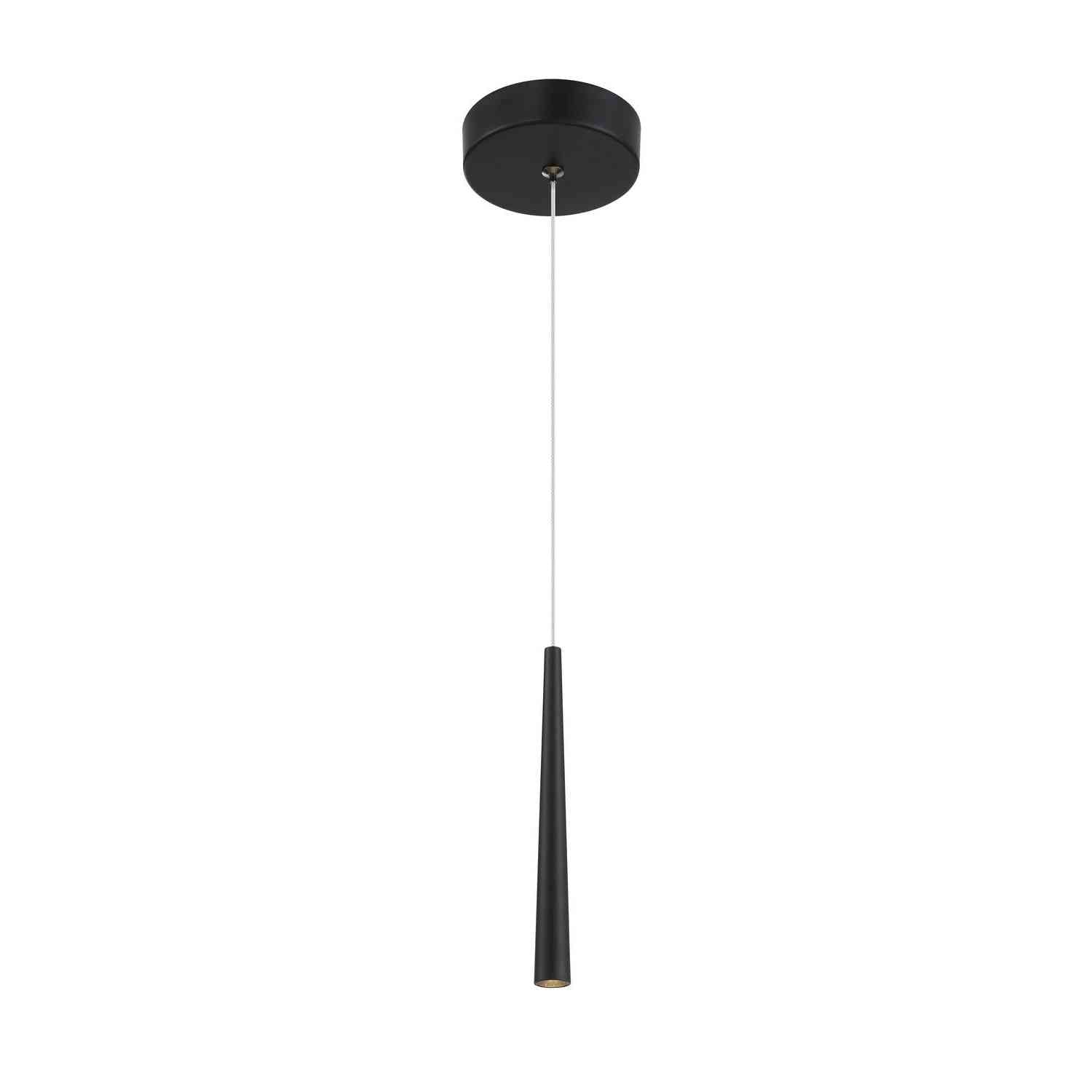 George Kovacs - P1458-66A-L - LED Mini Pendant - Stretch - Coal