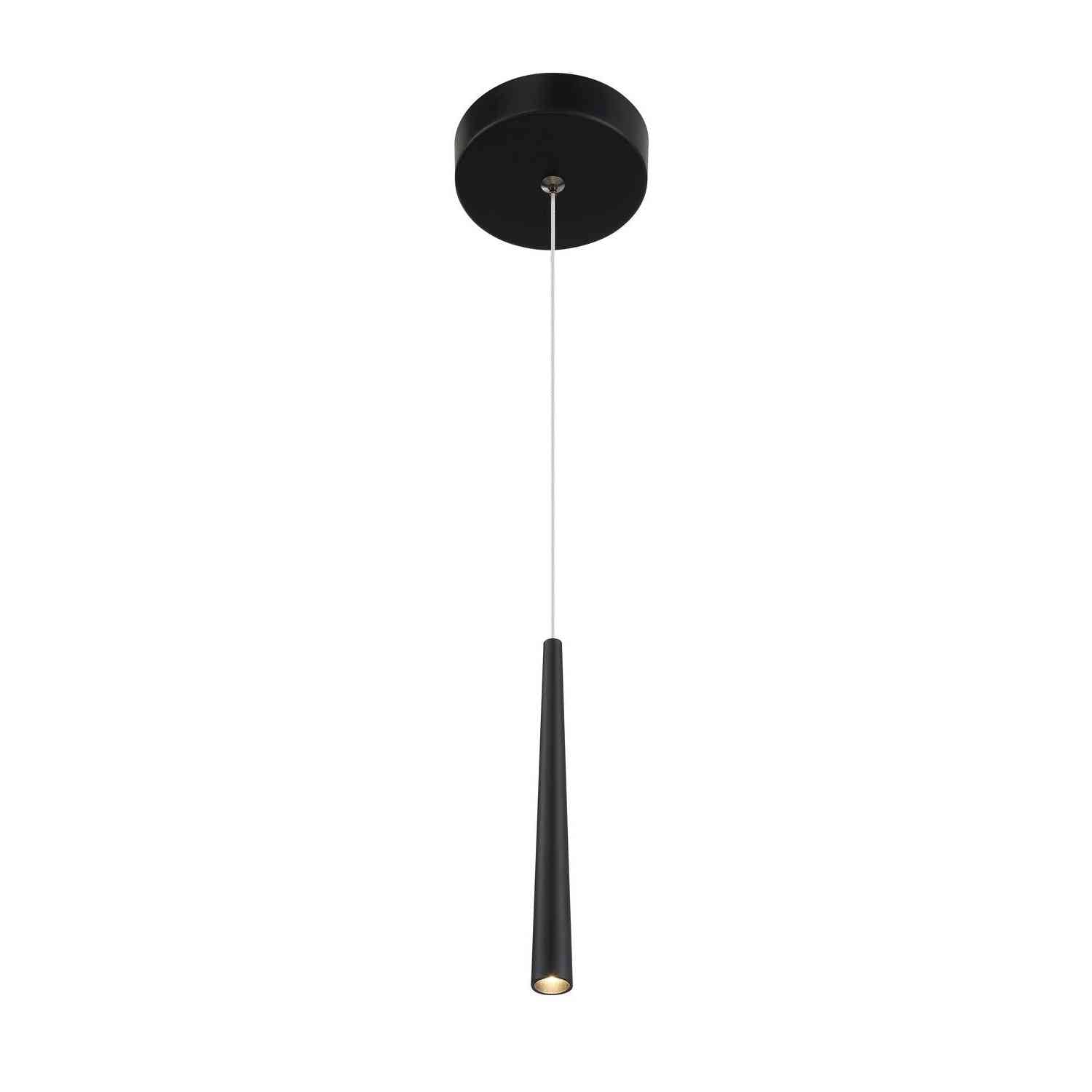 George Kovacs - P1458-66A-L - LED Mini Pendant - Stretch - Coal
