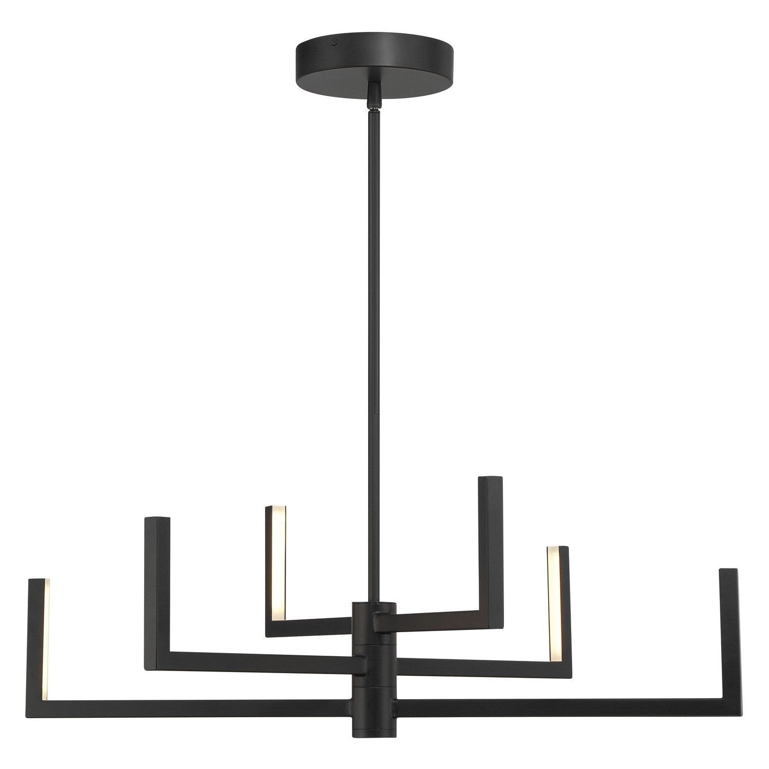 George Kovacs - P1476-66A-L - LED Chandelier - Arrticular - Coal