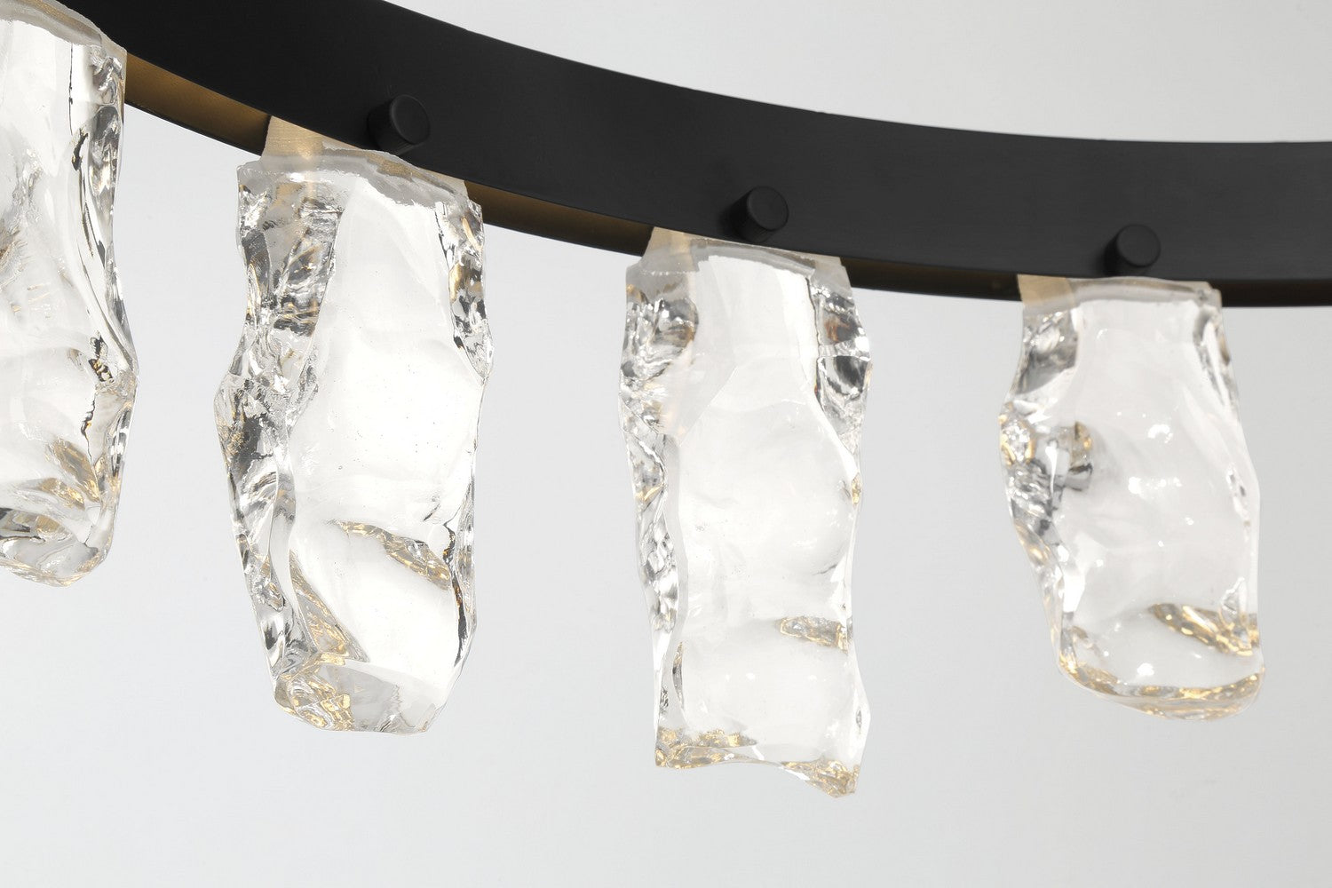 George Kovacs - P1497-66A-L - LED Chandelier - Arctic Glacier - Coal