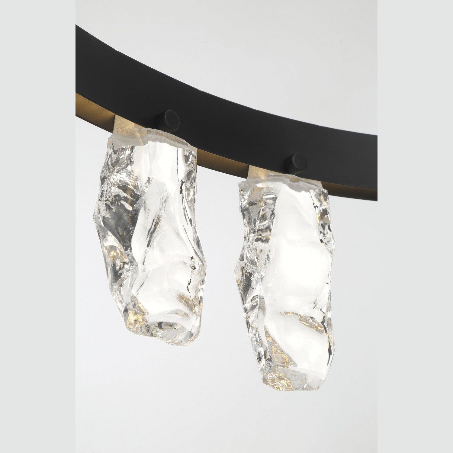 George Kovacs - P1497-66A-L - LED Chandelier - Arctic Glacier - Coal