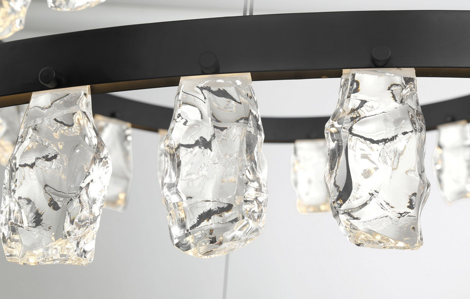 George Kovacs - P1499-66A-L - LED Chandelier - Arctic Glacier - Coal