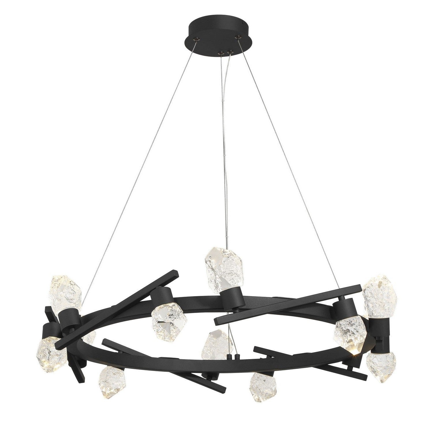 George Kovacs - P1537-066-L - LED Chandelier - Kosmyc - Sand Coal
