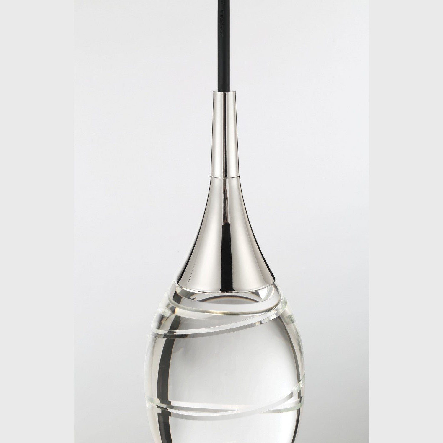 George Kovacs - P5592-613-L - LED Mini Pendant - Hail - Polished Nickel