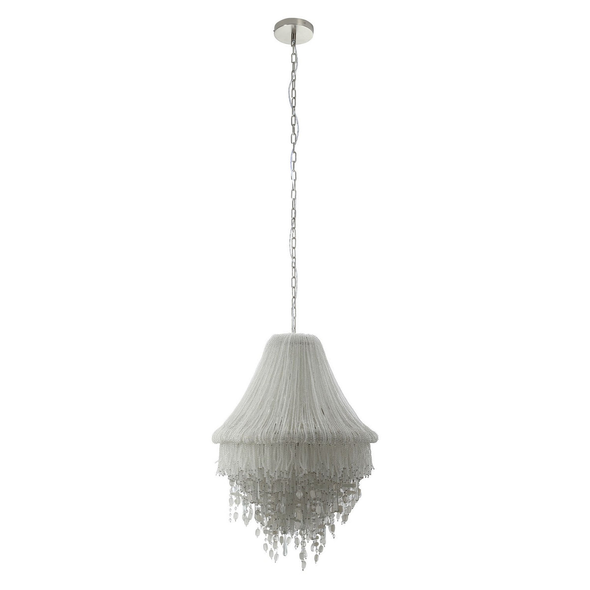 Metropolitan - N1513-613 - Three Light Flush Mount - Crystal Reign - Polished Nickel