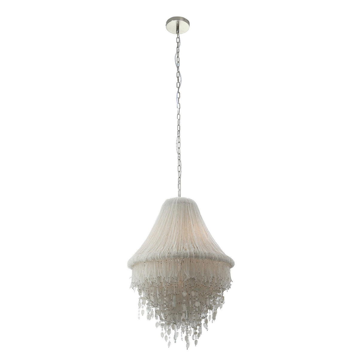 Metropolitan - N1513-613 - Three Light Flush Mount - Crystal Reign - Polished Nickel