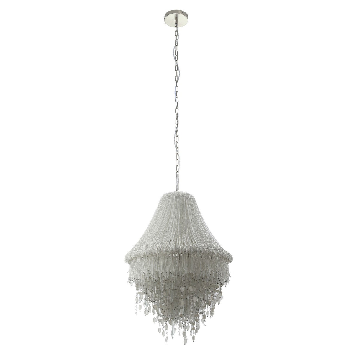 Metropolitan - N1513-613 - Three Light Flush Mount - Crystal Reign - Polished Nickel