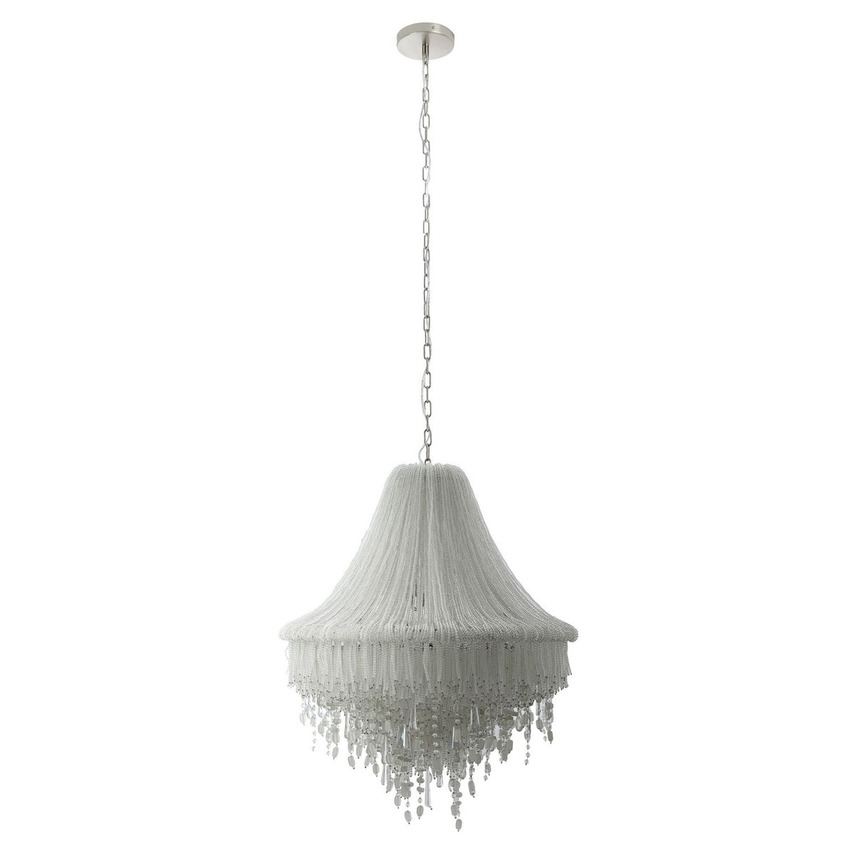 Metropolitan - N1517-613 - Seven Light Pendant - Crystal Reign - Polished Nickel