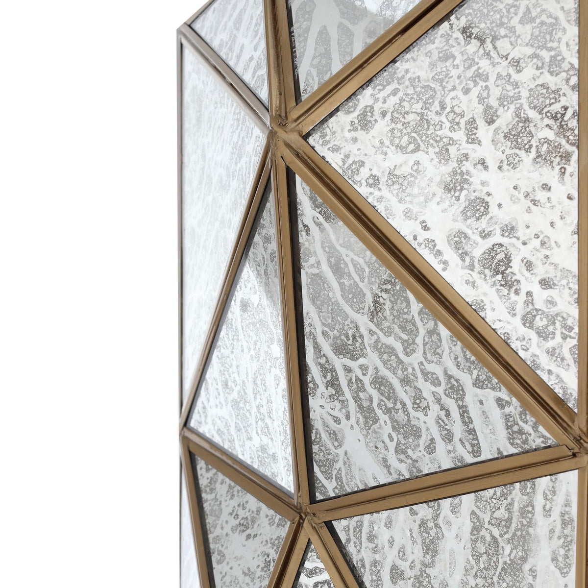 Metropolitan - N1691-863 - One Light Mini Pendant - Geo-Gem - Artisan Brass