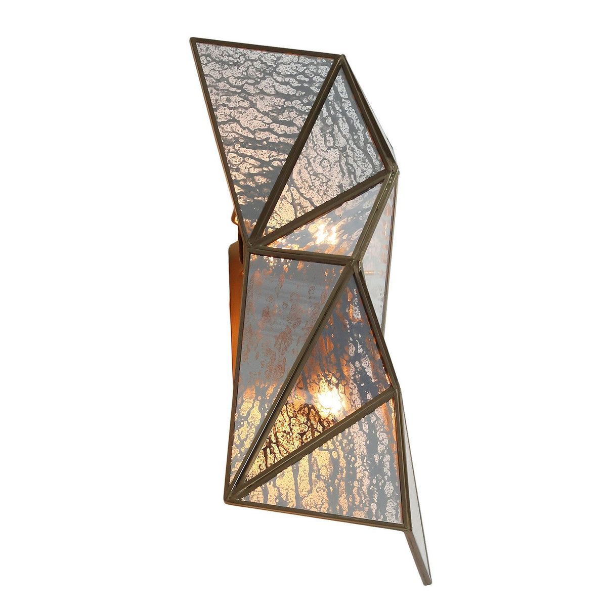 Metropolitan - N1692-863 - Two Light Wall Sconce - Geo-Gem - Artisan Brass