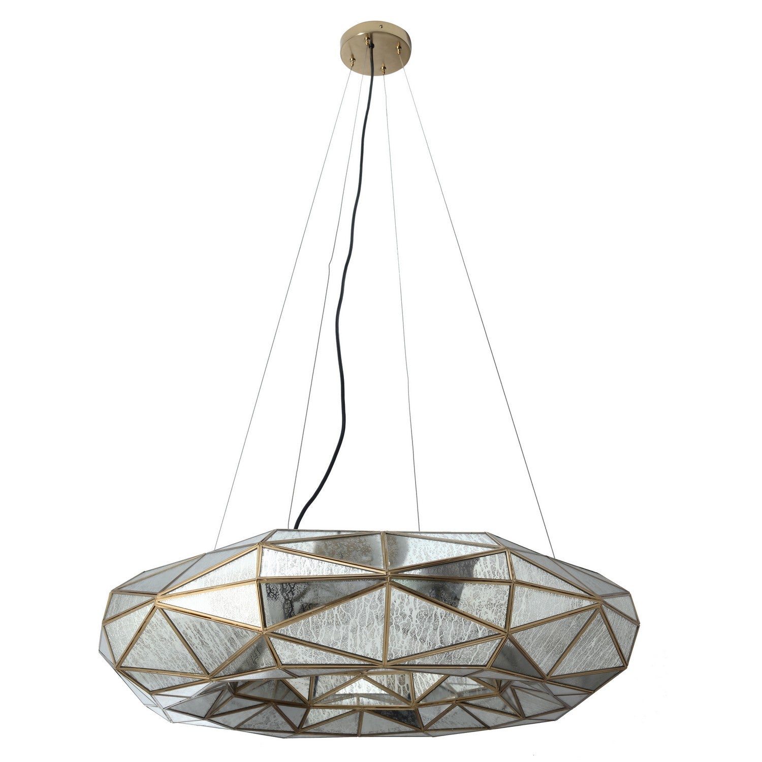 Metropolitan - N1698-863 - Eight Light Chandelier - Geo-Gem - Artisan Brass