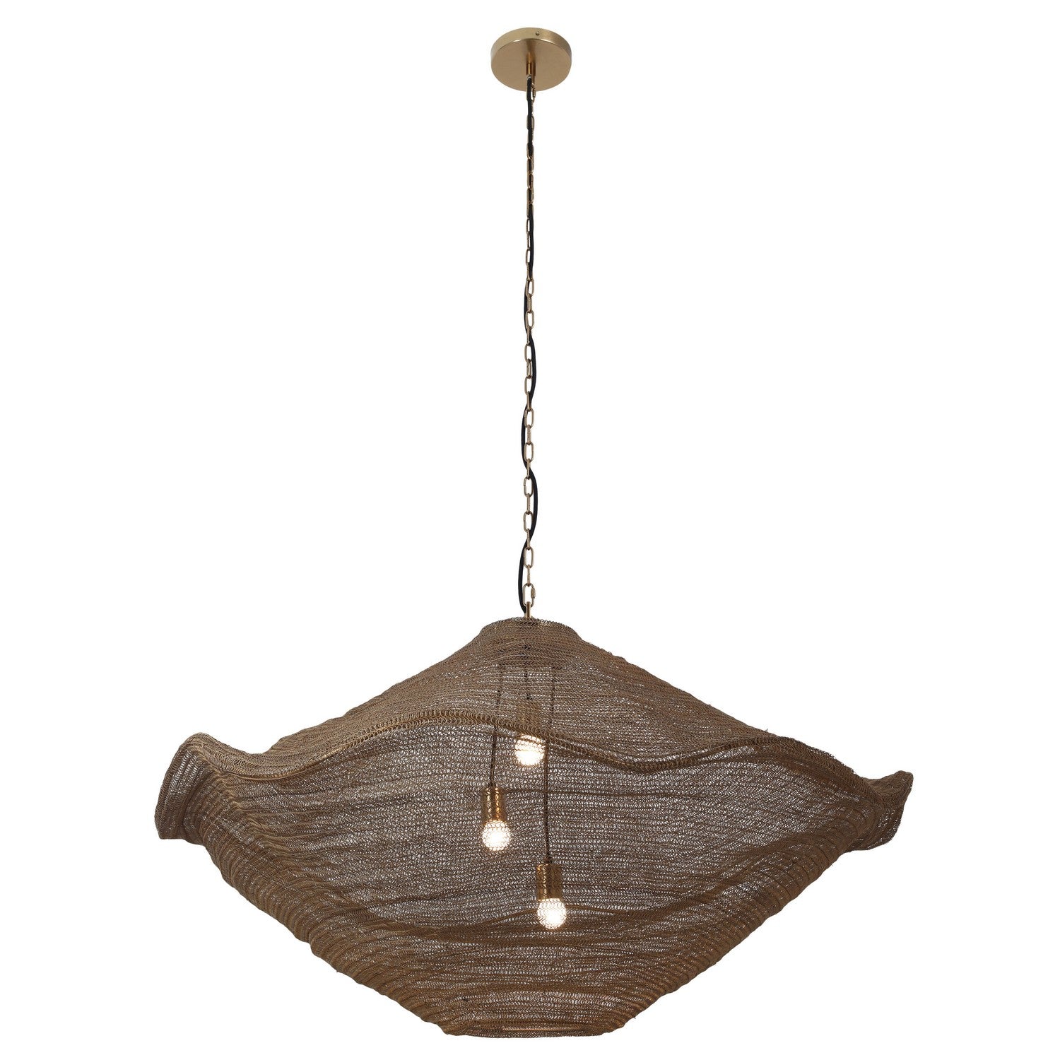 Metropolitan - N1763-752 - Three Light Pendant - Marseille - Gilded Brass