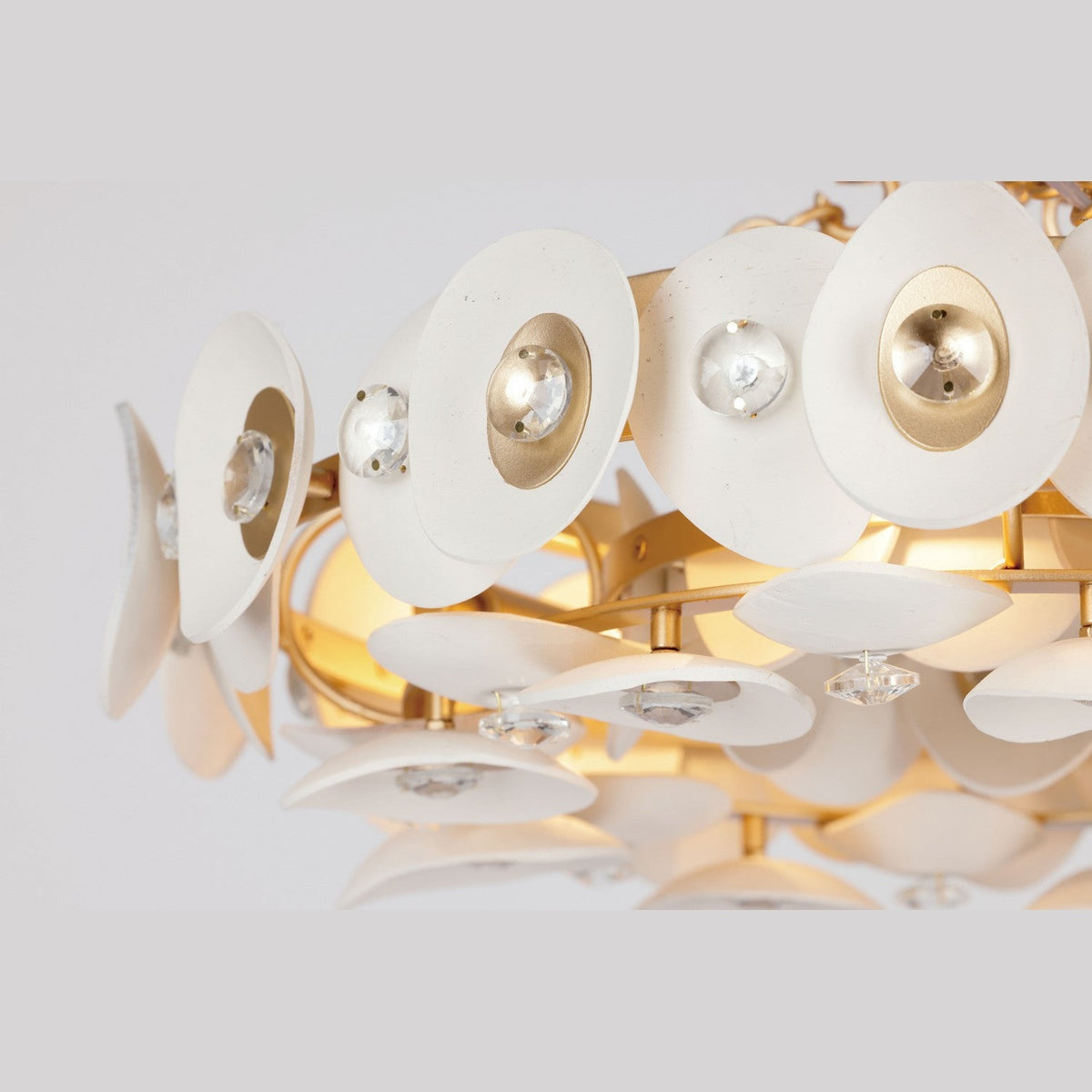 Metropolitan - N1863-760 - Three Light Semi Flush Mount - Niu - Fawn Gold