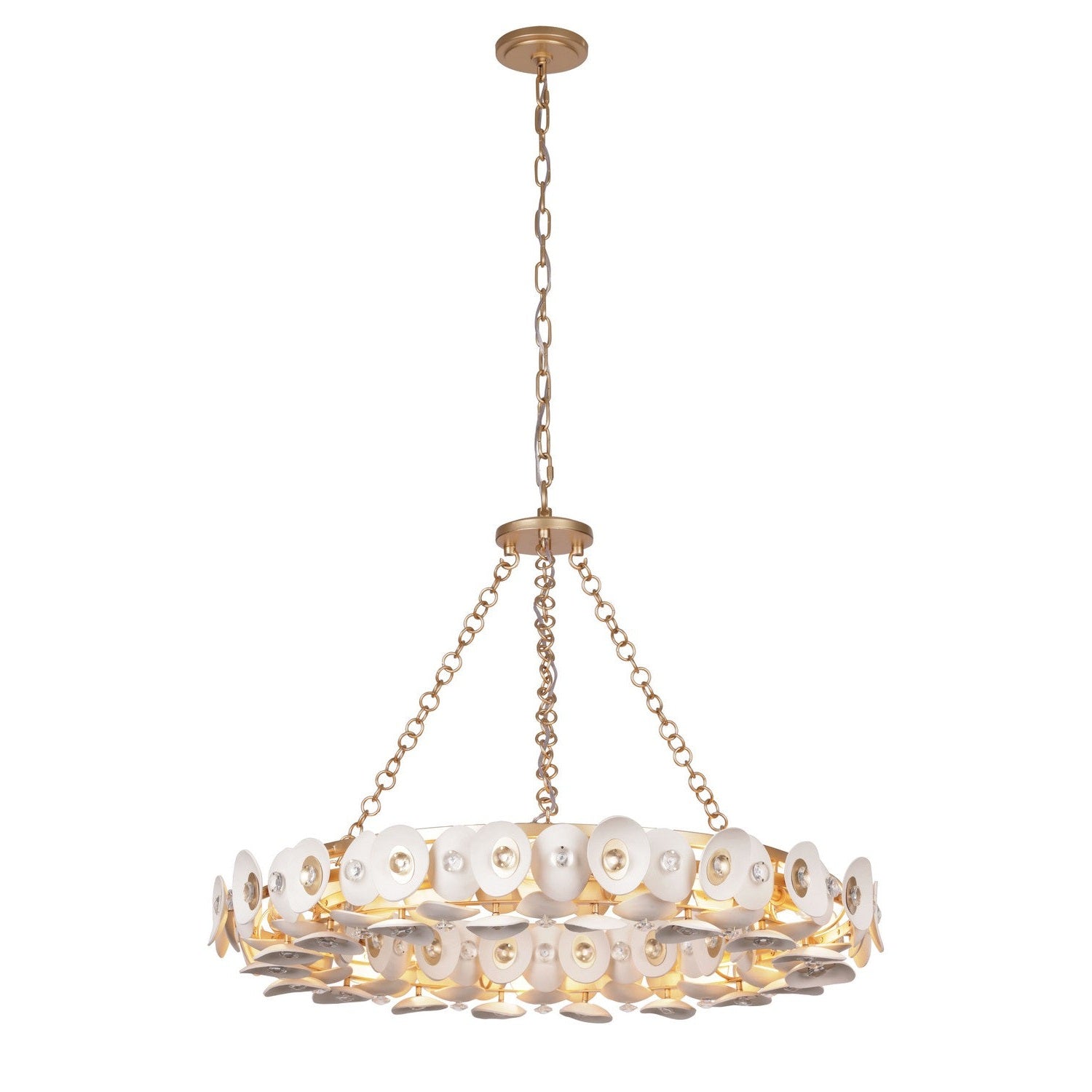 Metropolitan - N1865-760 - Ten Light Pendant - Niu - Fawn Gold