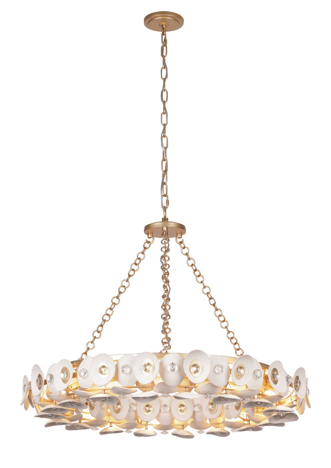Metropolitan - N1865-760 - Ten Light Pendant - Niu - Fawn Gold
