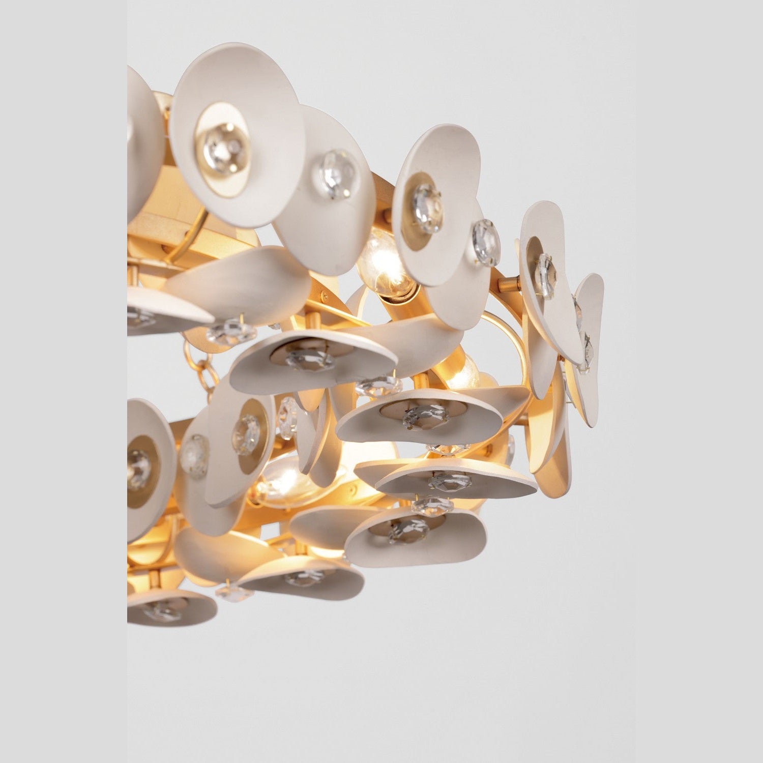 Metropolitan - N1865-760 - Ten Light Pendant - Niu - Fawn Gold