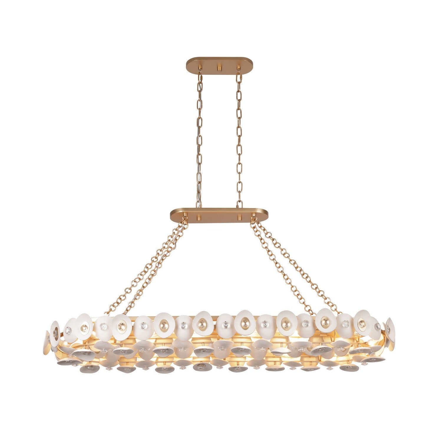 Metropolitan - N1869-760 - 14 Light Island Pendant - Niu - Fawn Gold