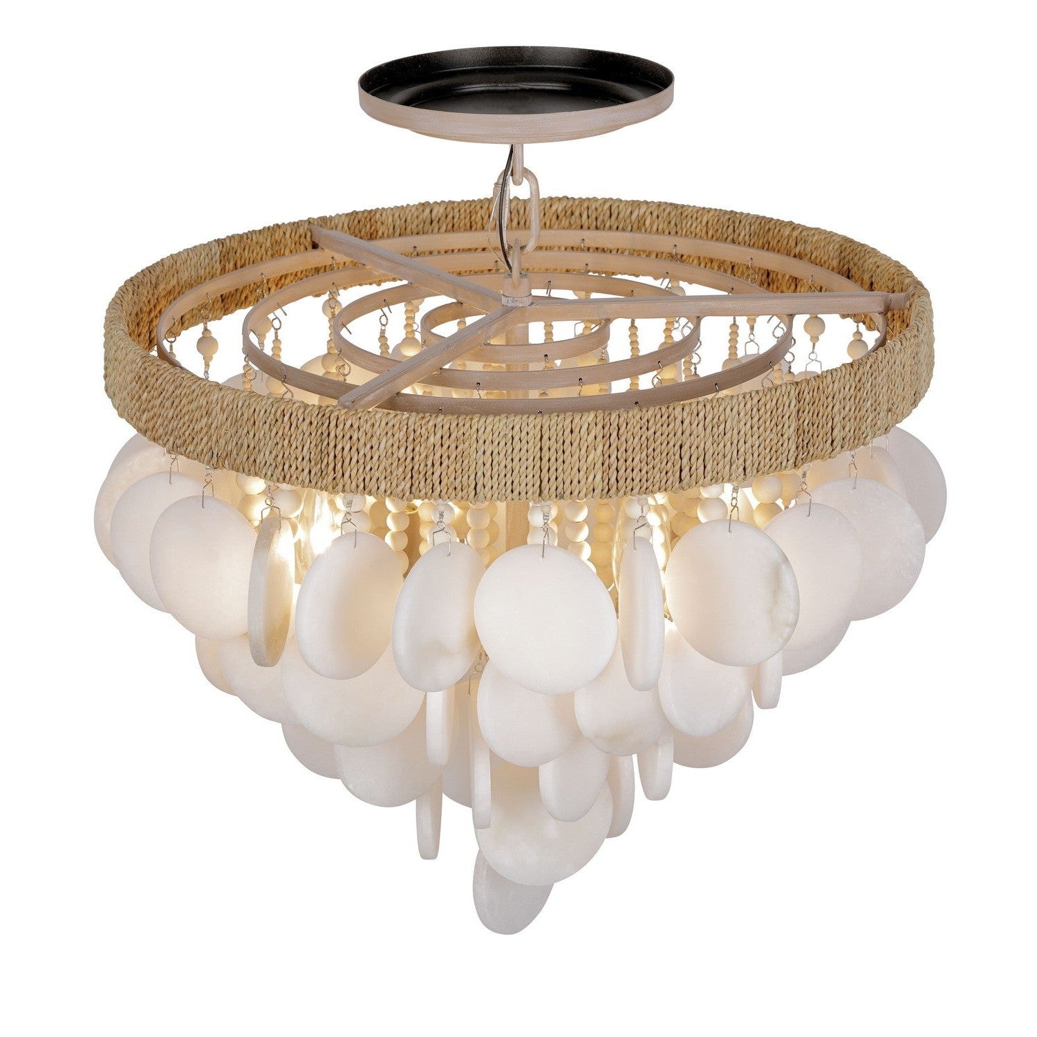 Metropolitan - N1914-759 - Four Light Semi Flush Mount - Aurelia'S Cove - Autumn White