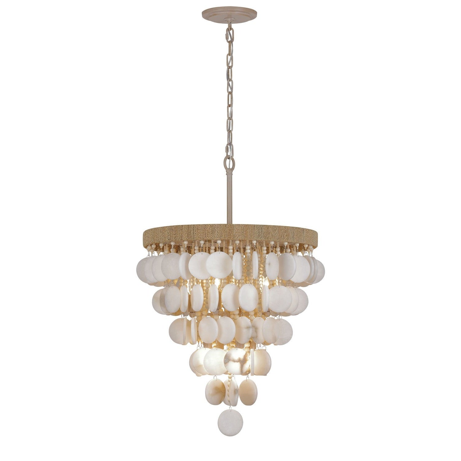 Metropolitan - N1917-759 - Eight Light Pendant - Aurelia'S Cove - Autumn White