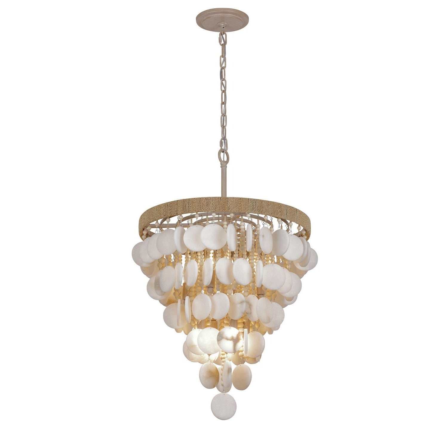 Metropolitan - N1917-759 - Eight Light Pendant - Aurelia'S Cove - Autumn White