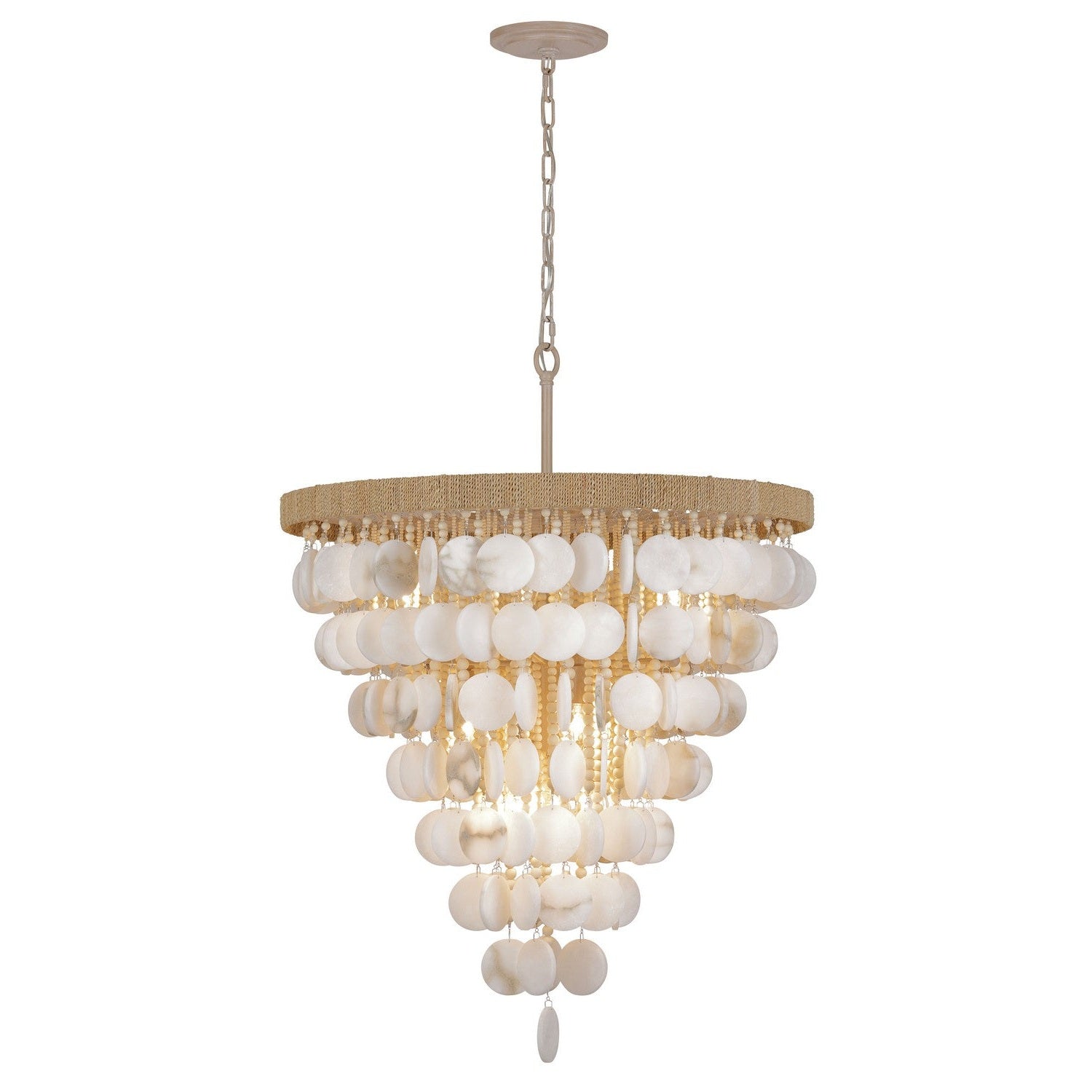 Metropolitan - N1918-759 - 12 Light Pendant - Aurelia'S Cove - Autumn White