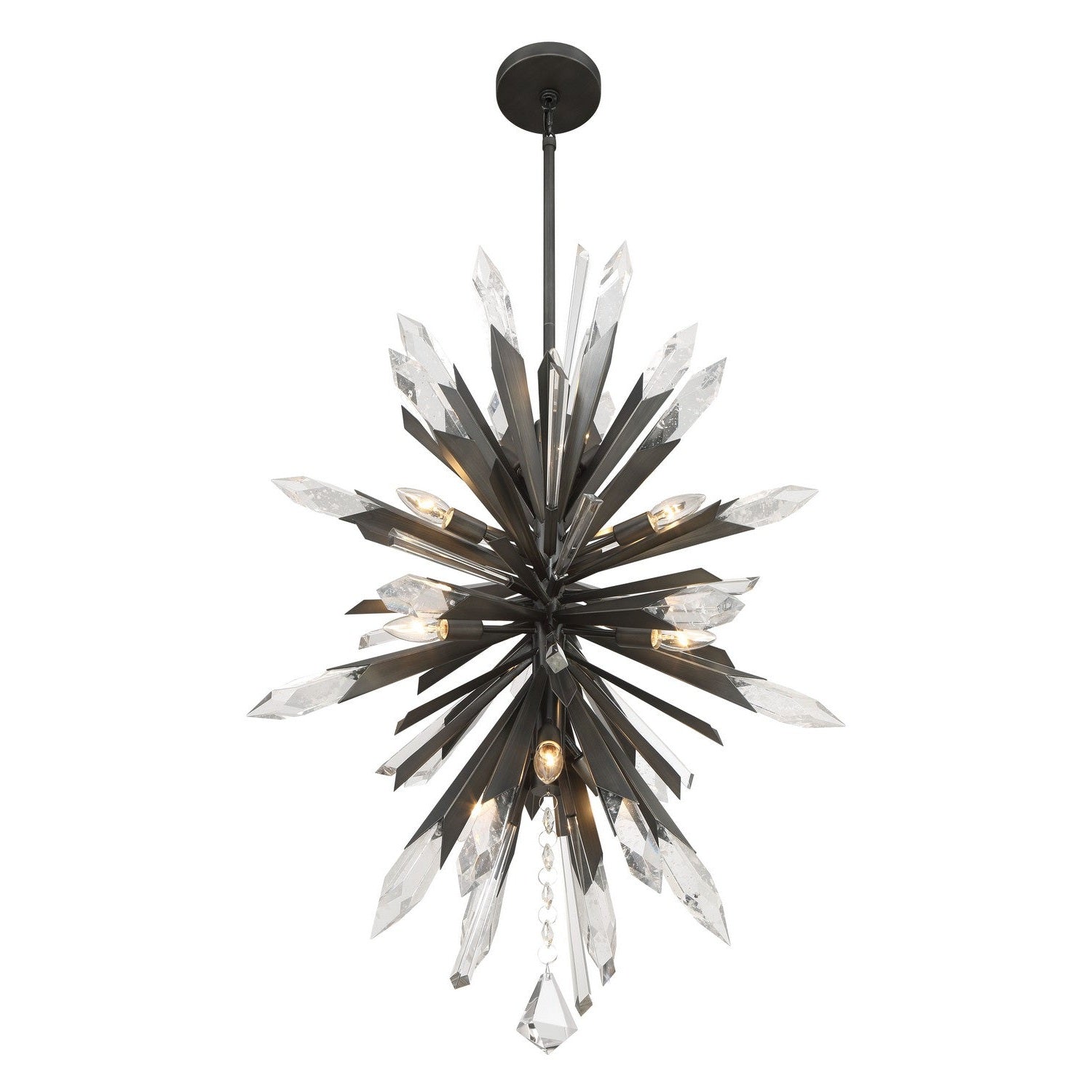 Metropolitan - N1947-766 - 12 Light Pendant - Elsa - Midnight Graphite