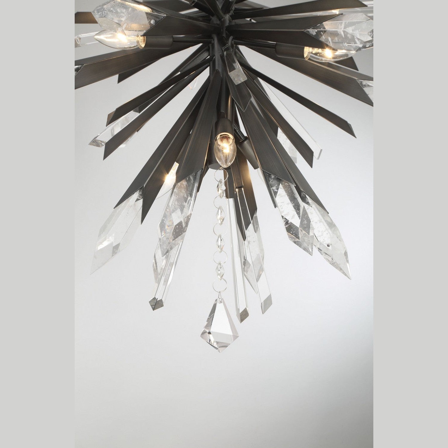 Metropolitan - N1947-766 - 12 Light Pendant - Elsa - Midnight Graphite