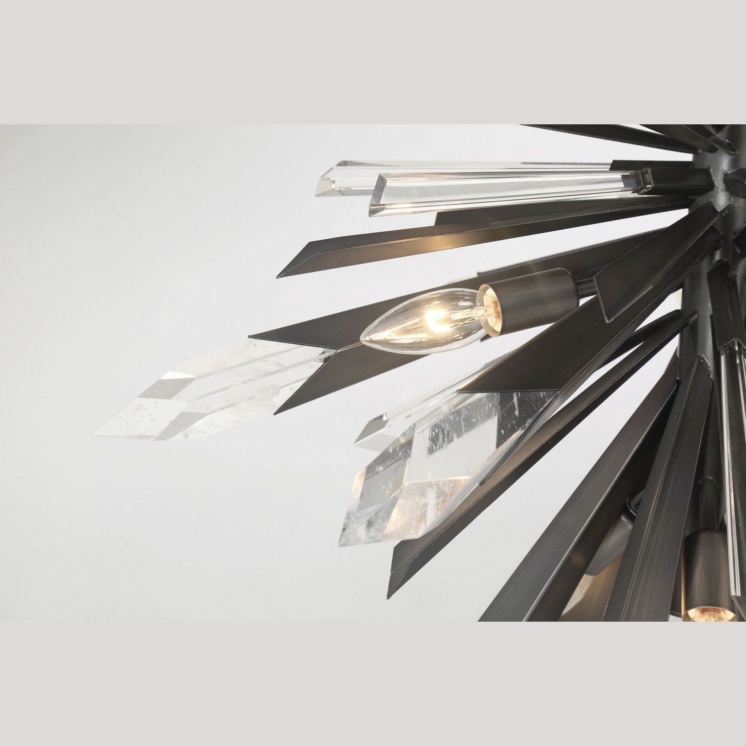Metropolitan - N1947-766 - 12 Light Pendant - Elsa - Midnight Graphite