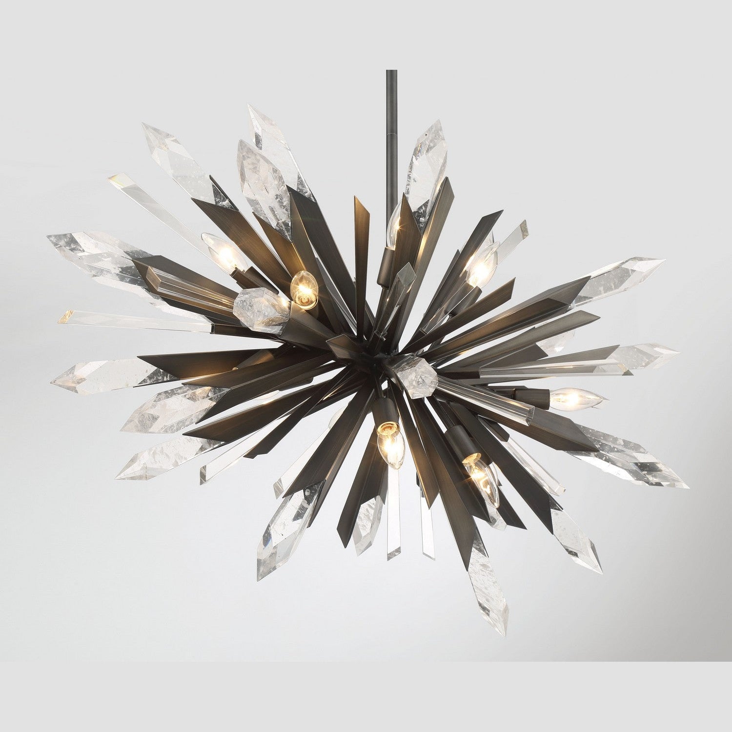 Metropolitan - N1948-766 - 12 Light Pendant - Elsa - Midnight Graphite