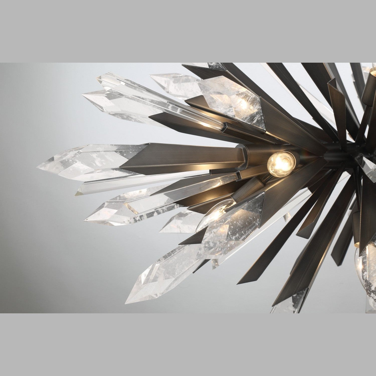 Metropolitan - N1948-766 - 12 Light Pendant - Elsa - Midnight Graphite