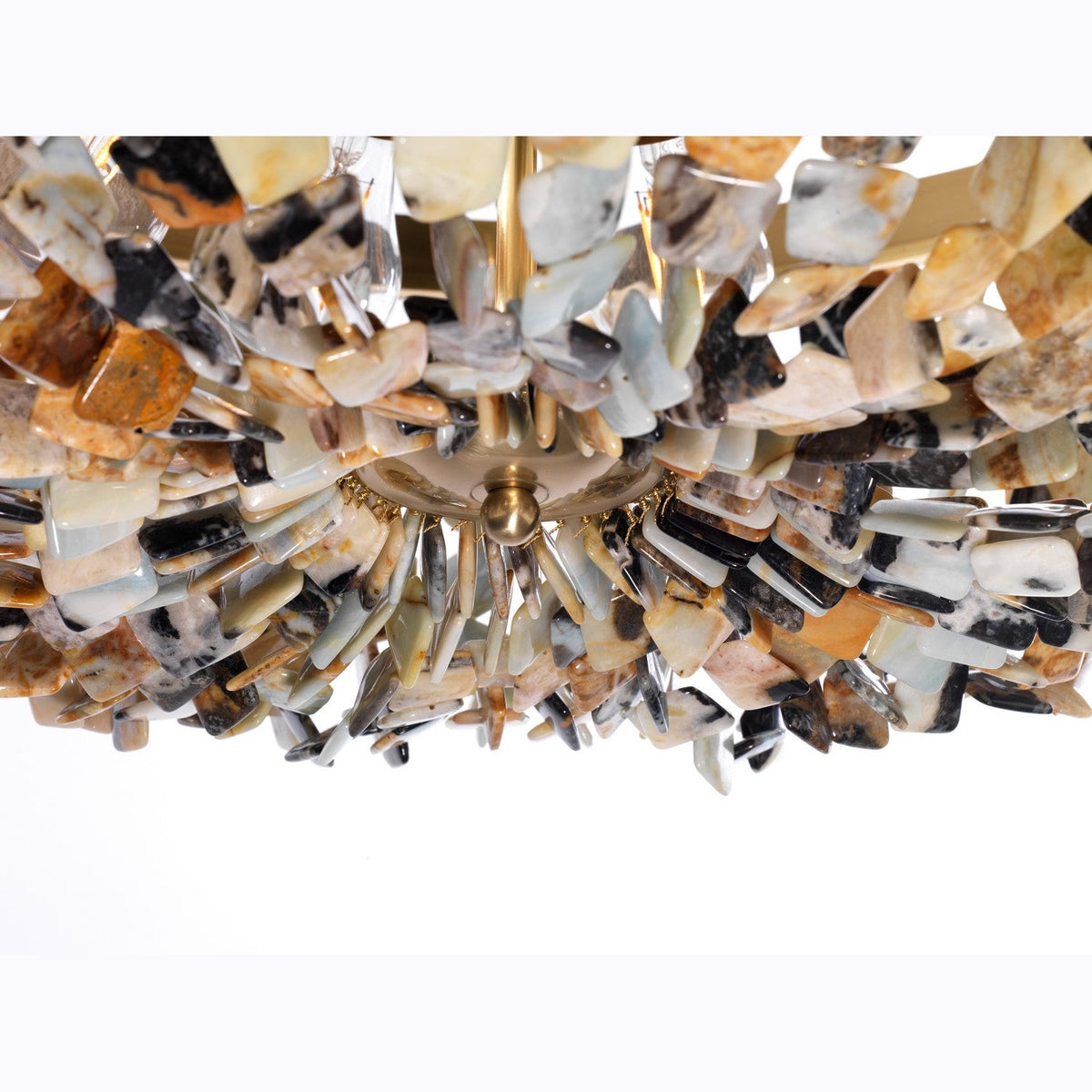 Metropolitan - N9631 - Eight Light Pendant - Flotsam - Brass