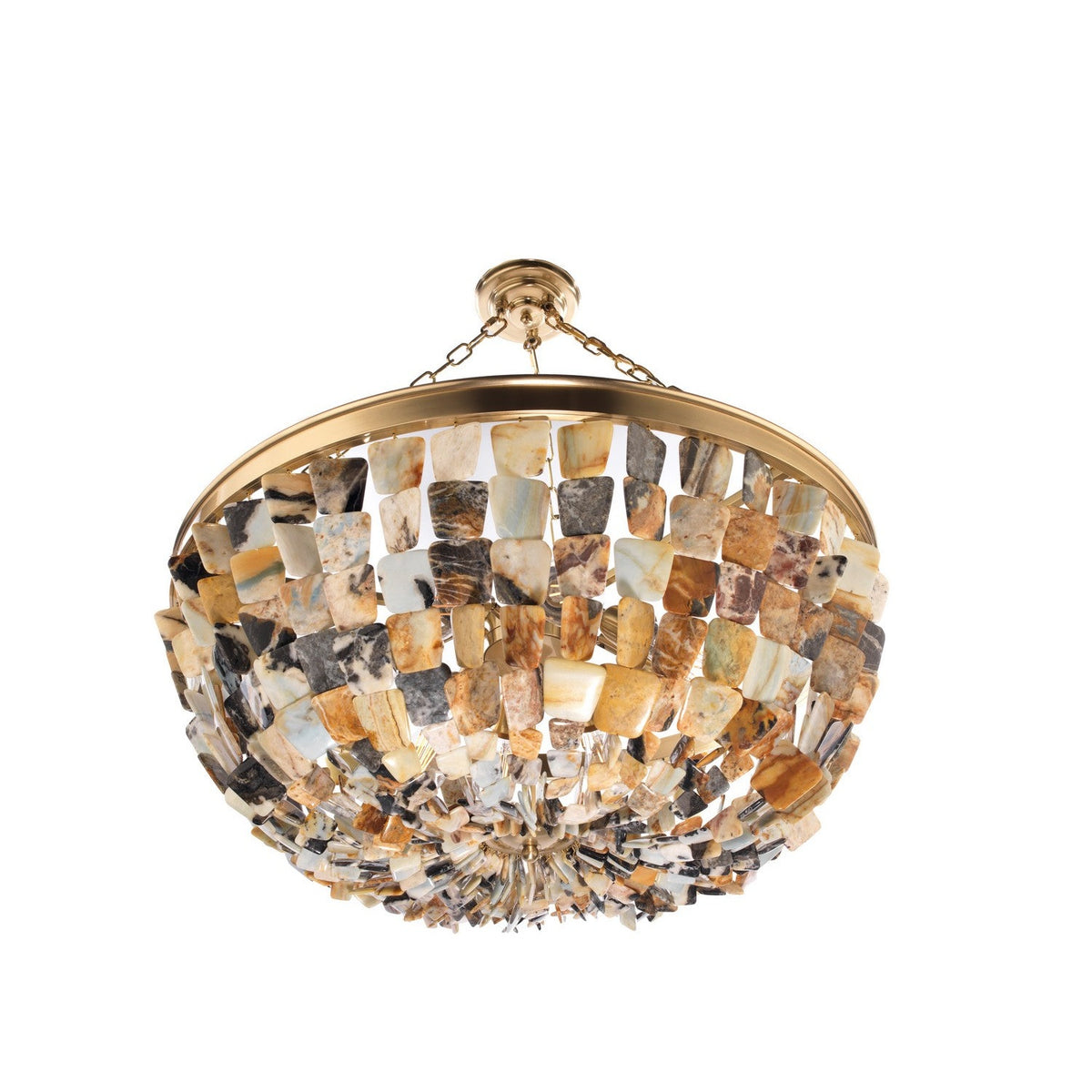 Metropolitan - N9631 - Eight Light Pendant - Flotsam - Brass